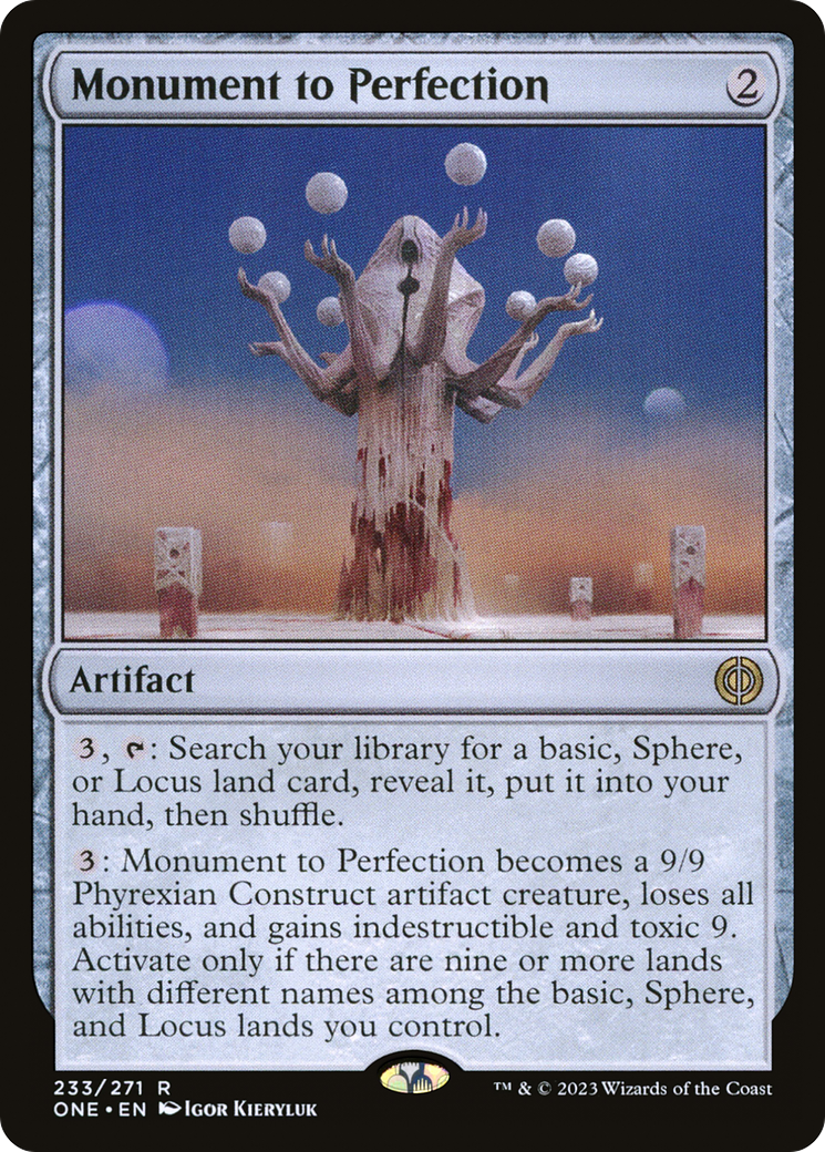 Monument to Perfection [Phyrexia: All Will Be One] | Tabernacle Games