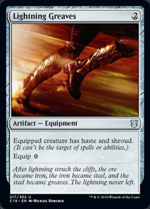 Lightning Greaves [Commander 2019] | Tabernacle Games