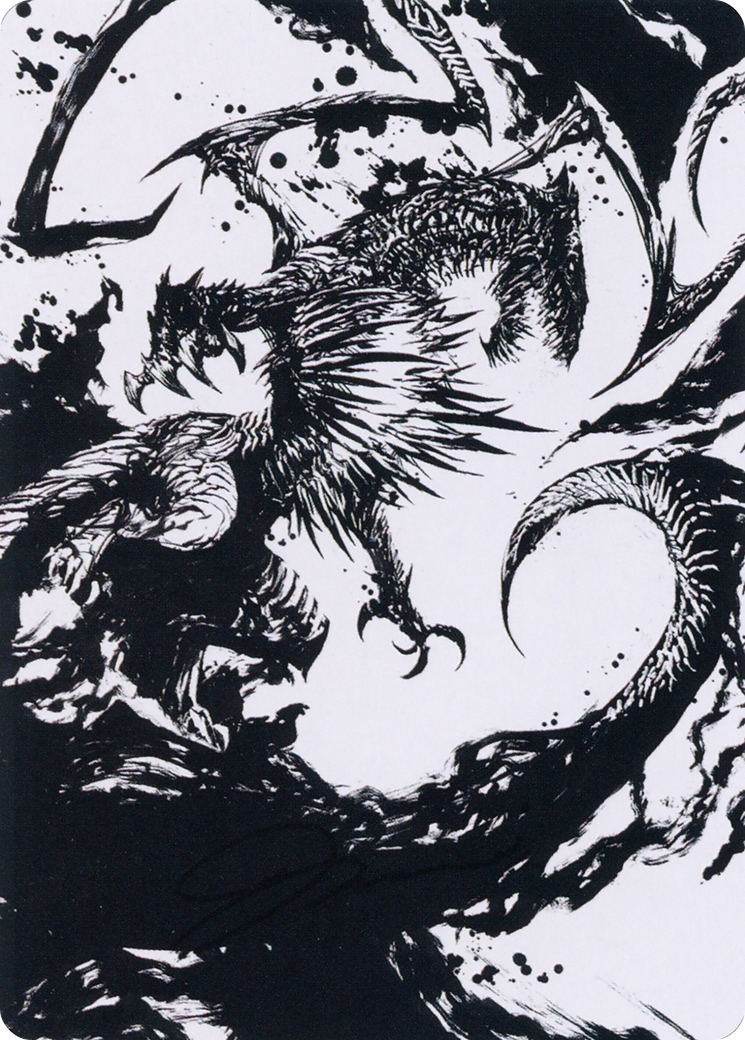Skithiryx, the Blight Dragon Art Card [March of the Machine Art Series] | Tabernacle Games