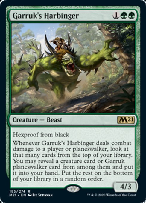 Garruk's Harbinger [Core Set 2021] | Tabernacle Games