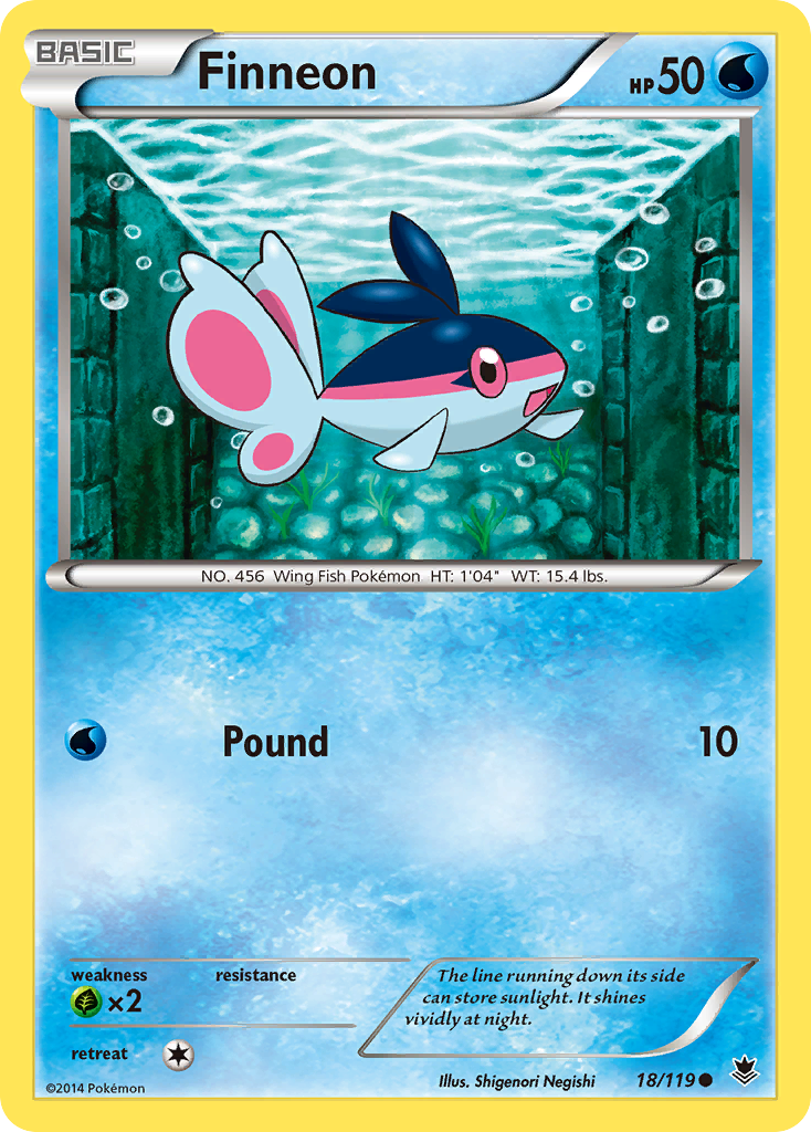 Finneon (18/119) [XY: Phantom Forces] | Tabernacle Games