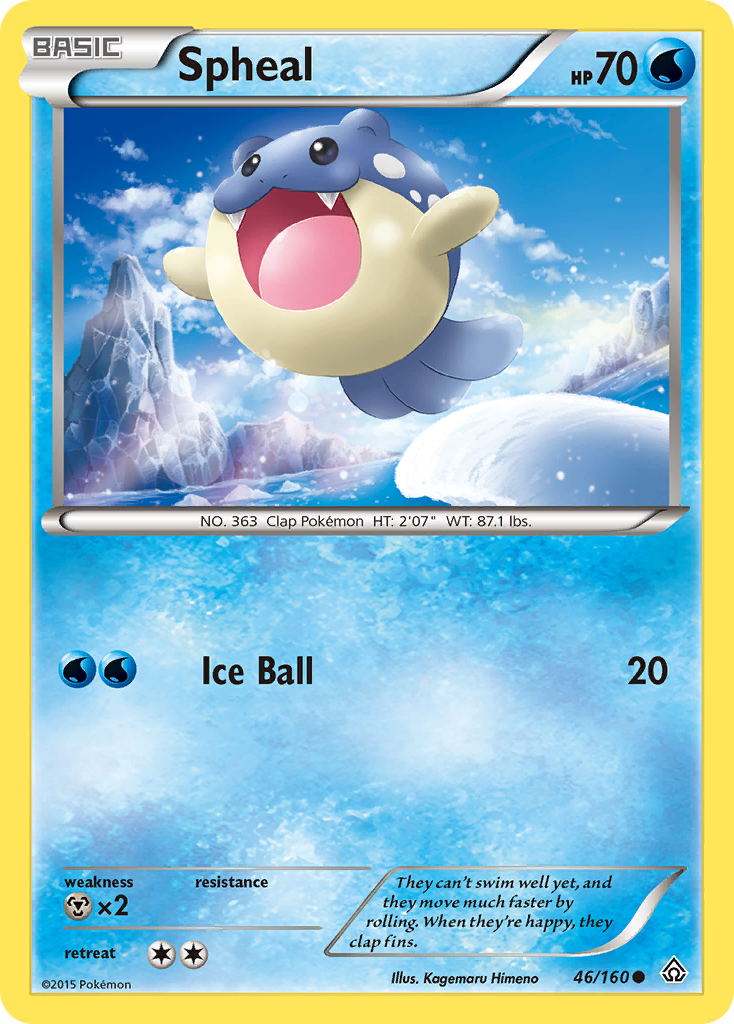 Spheal (46/160) [XY: Primal Clash] | Tabernacle Games