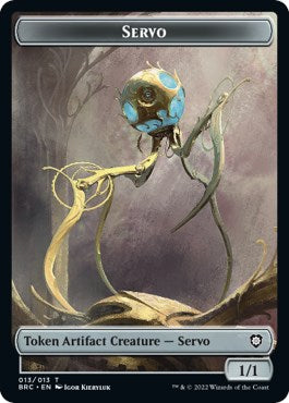 Myr // Servo Double-Sided Token [The Brothers' War Commander Tokens] | Tabernacle Games