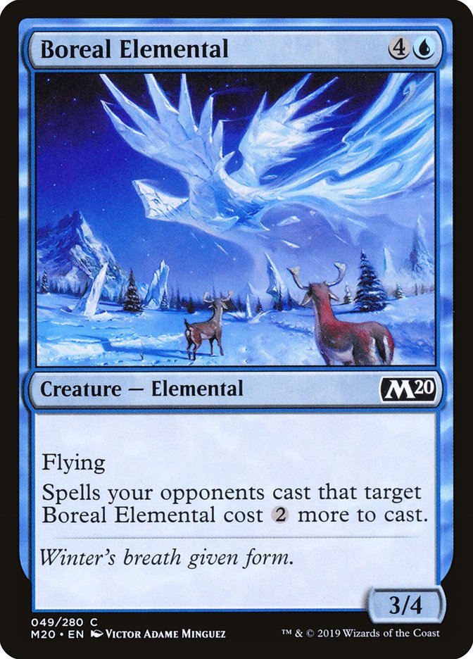 Boreal Elemental [Core Set 2020] | Tabernacle Games