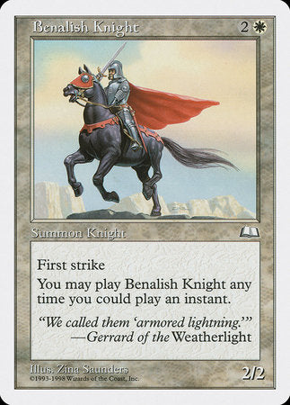 Benalish Knight [Anthologies] | Tabernacle Games