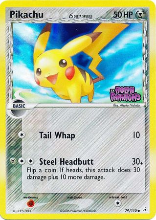 Pikachu (79/110) (Delta Species) (Stamped) [EX: Holon Phantoms] | Tabernacle Games