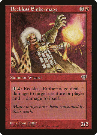 Reckless Embermage [Mirage] | Tabernacle Games