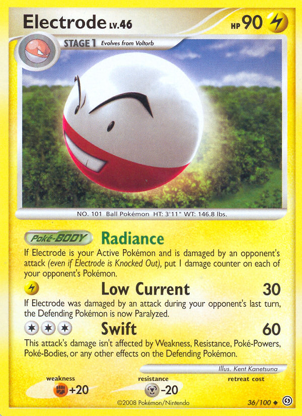 Electrode (36/100) [Diamond & Pearl: Stormfront] | Tabernacle Games