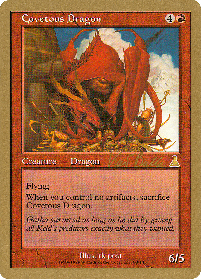 Covetous Dragon (Kai Budde) [World Championship Decks 1999] | Tabernacle Games