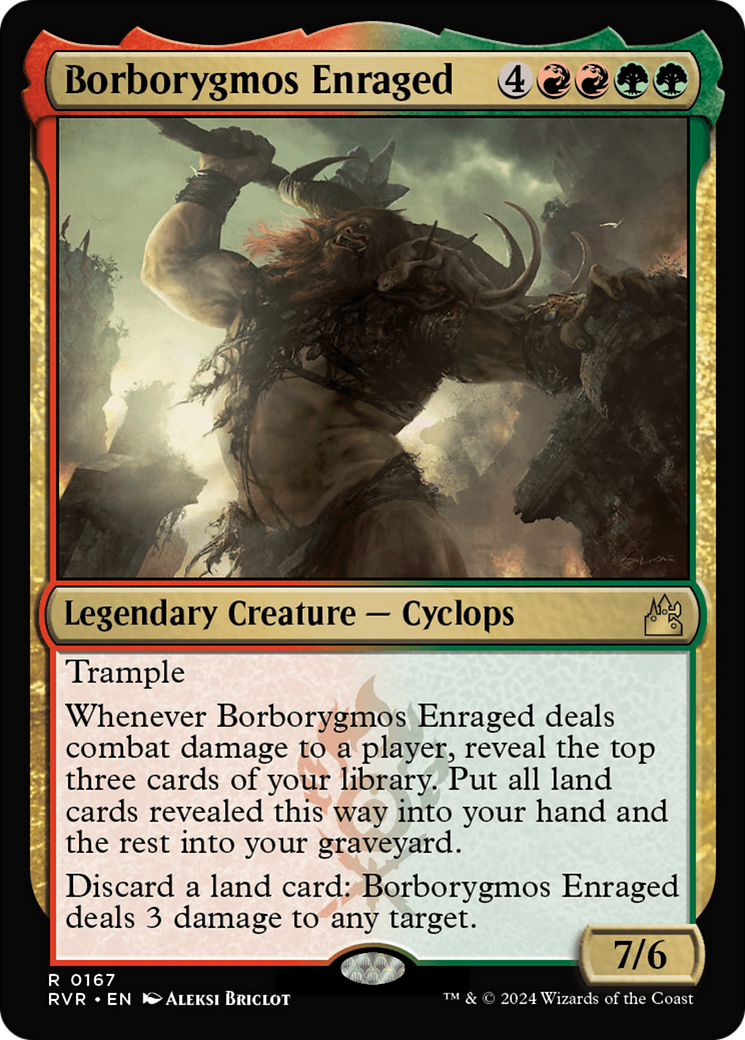 Borborygmos Enraged [Ravnica Remastered] | Tabernacle Games