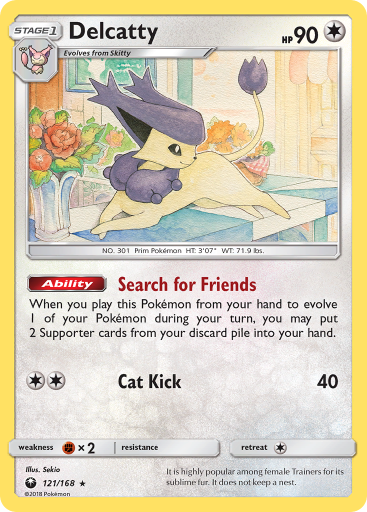 Delcatty (121/168) [Sun & Moon: Celestial Storm] | Tabernacle Games