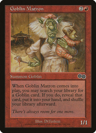 Goblin Matron [Urza's Saga] | Tabernacle Games