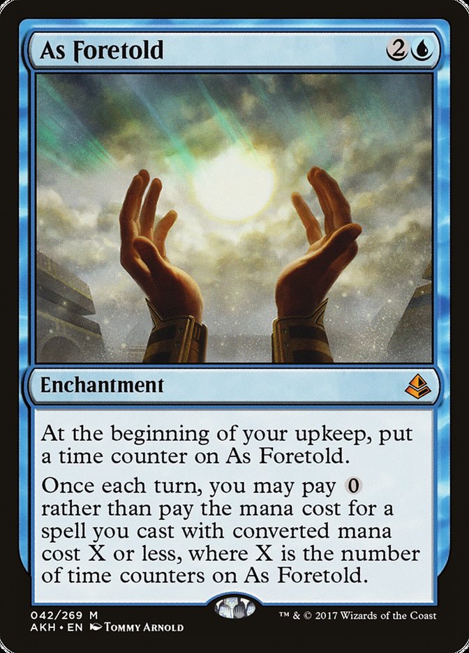 As Foretold [Amonkhet] | Tabernacle Games