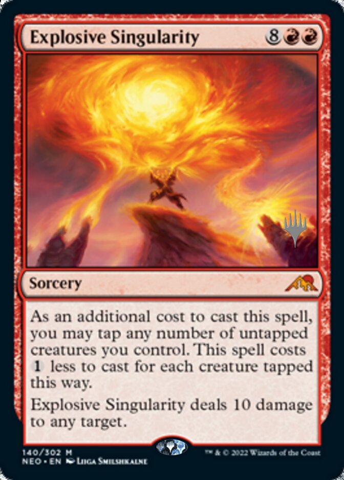 Explosive Singularity (Promo Pack) [Kamigawa: Neon Dynasty Promos] | Tabernacle Games