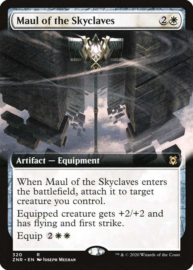 Maul of the Skyclaves (Extended Art) [Zendikar Rising] | Tabernacle Games
