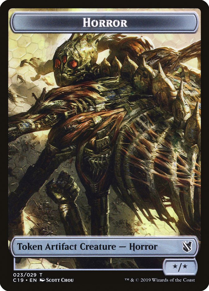 Horror [Commander 2019 Tokens] | Tabernacle Games