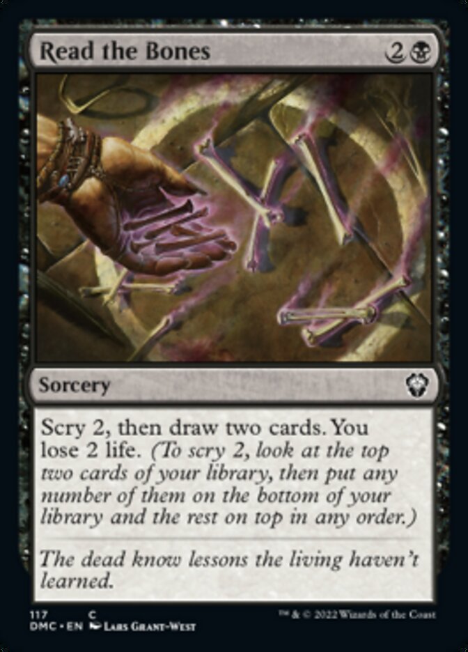 Read the Bones [Dominaria United Commander] | Tabernacle Games