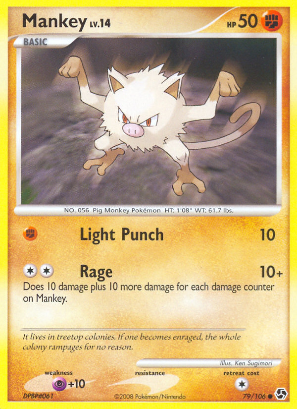 Mankey (79/106) [Diamond & Pearl: Great Encounters] | Tabernacle Games