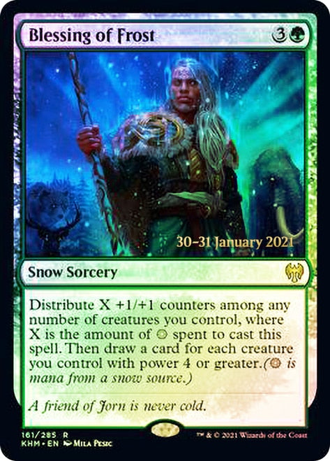 Blessing of Frost  [Kaldheim Prerelease Promos] | Tabernacle Games