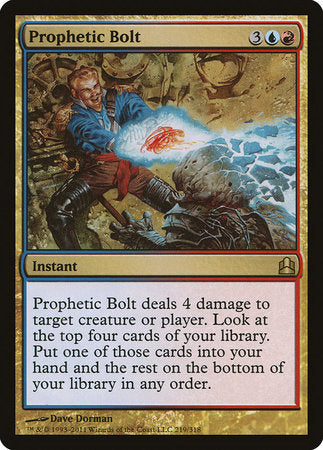 Prophetic Bolt [Commander 2011] | Tabernacle Games