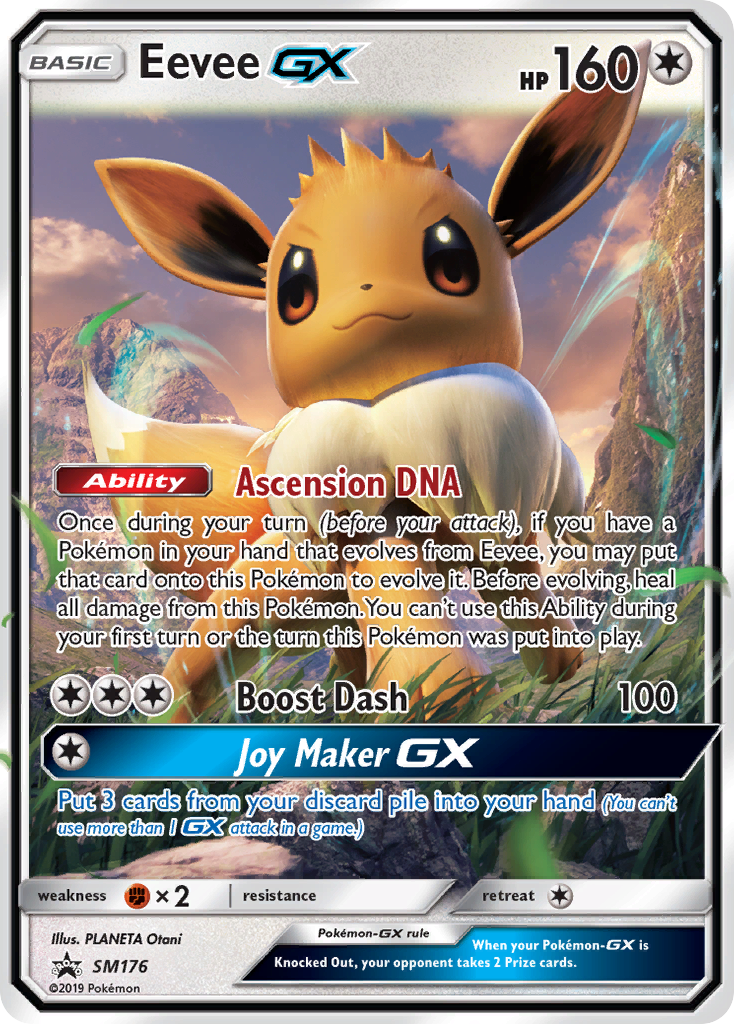 Eevee GX (SM176) (Jumbo Card) [Sun & Moon: Black Star Promos] | Tabernacle Games