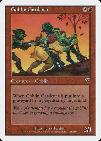 Goblin Gardener [Seventh Edition] | Tabernacle Games