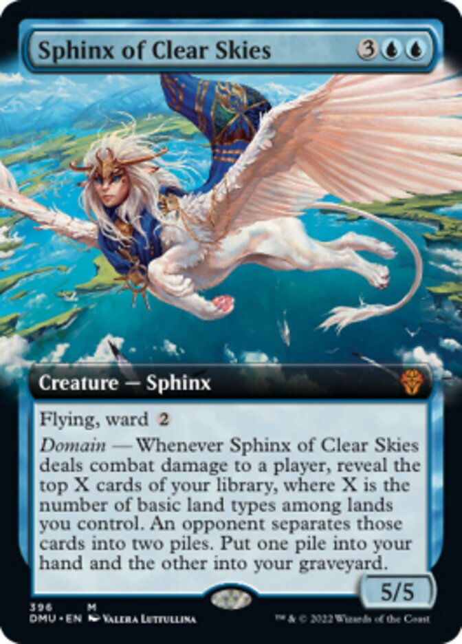 Sphinx of Clear Skies (Extended Art) [Dominaria United] | Tabernacle Games