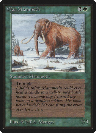 War Mammoth [Limited Edition Beta] | Tabernacle Games