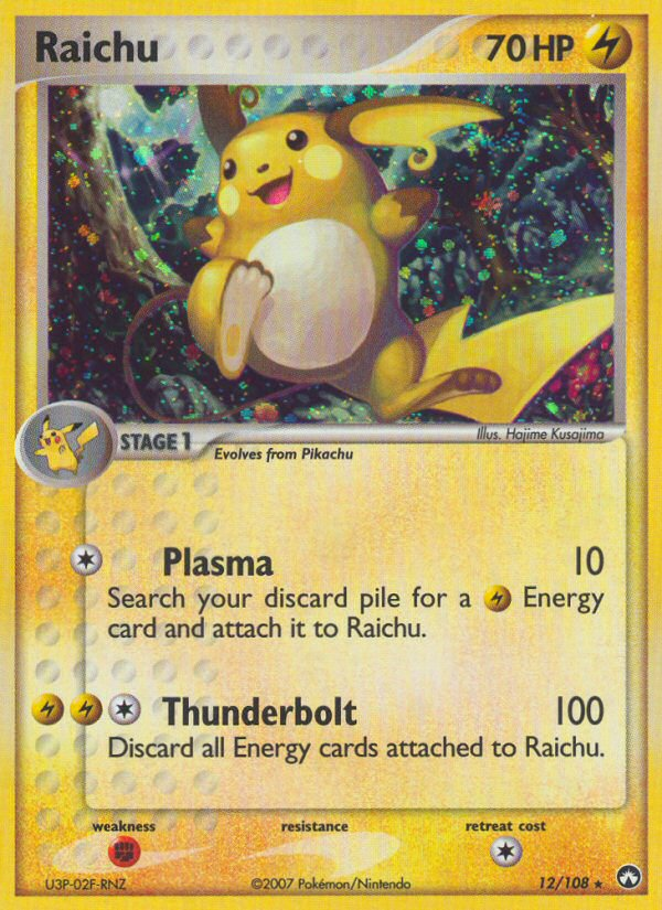 Raichu (12/108) [EX: Power Keepers] | Tabernacle Games