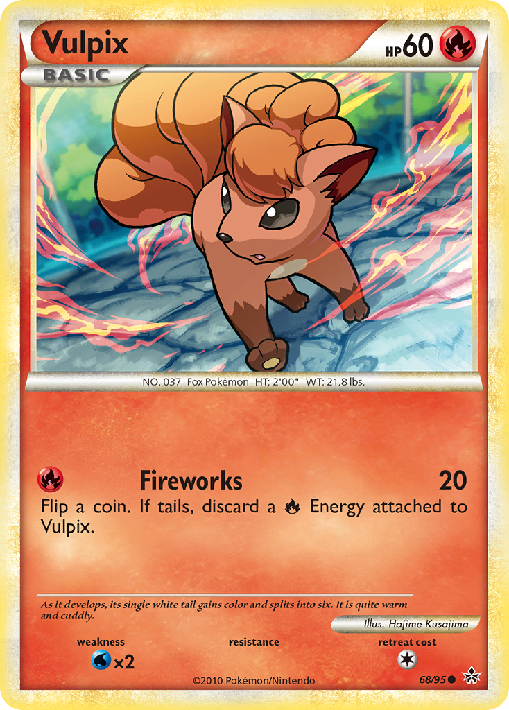 Vulpix (68/95) [HeartGold & SoulSilver: Unleashed] | Tabernacle Games