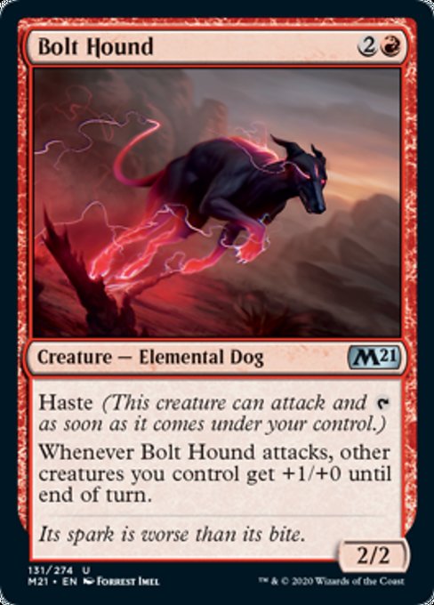 Bolt Hound [Core Set 2021] | Tabernacle Games