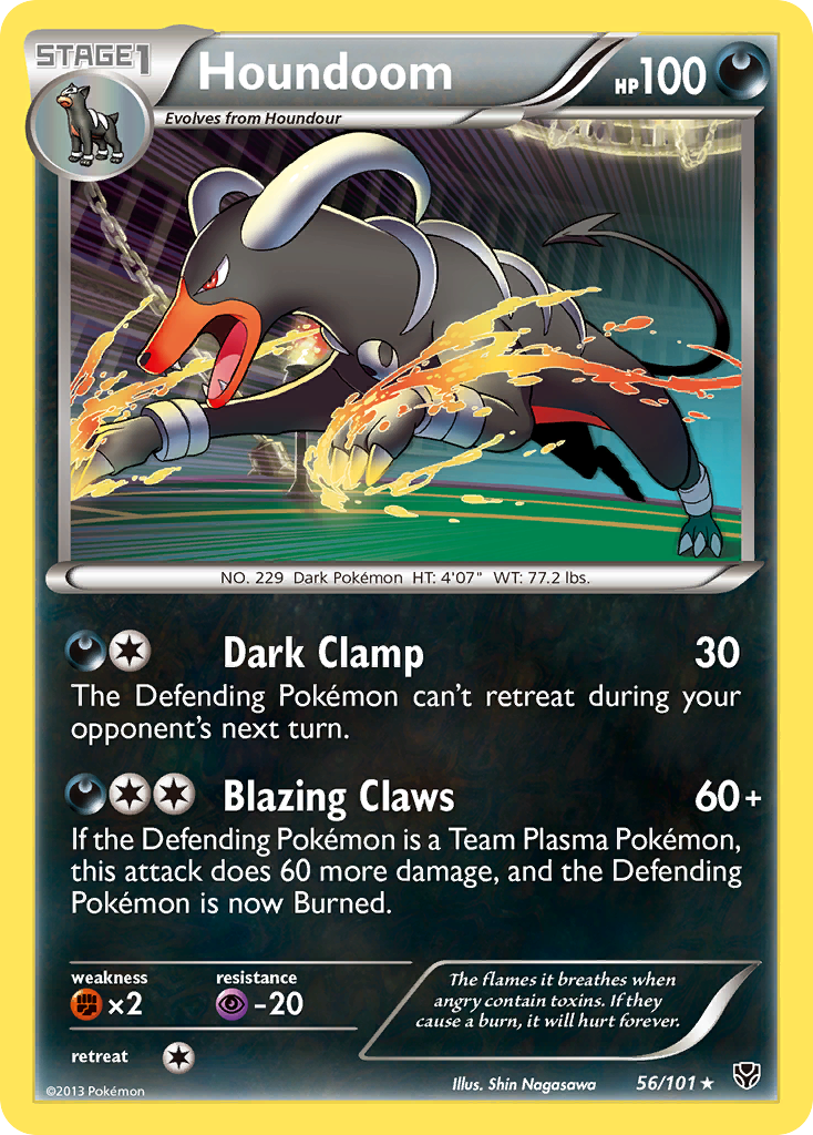 Houndoom (56/101) [Black & White: Plasma Blast] | Tabernacle Games