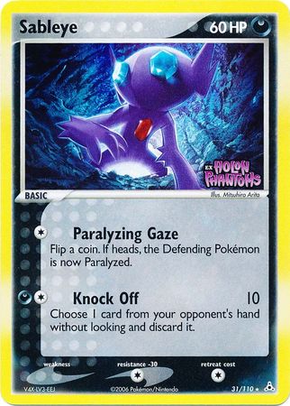 Sableye (31/110) (Stamped) [EX: Holon Phantoms] | Tabernacle Games