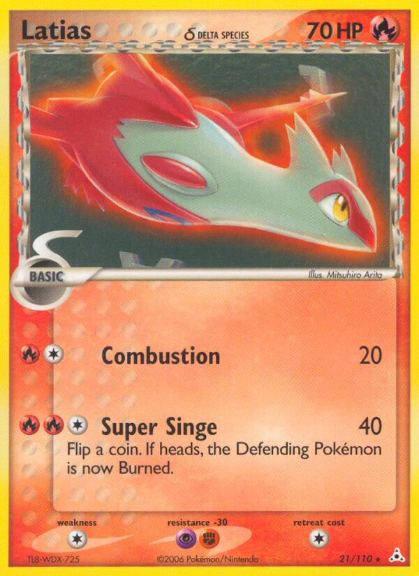 Latias (21/110) (Theme Deck Exclusive) [EX: Holon Phantoms] | Tabernacle Games