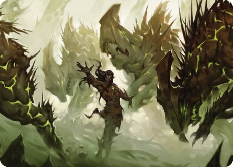 Ezuri's Predation Art Card [Commander Masters Art Series] | Tabernacle Games