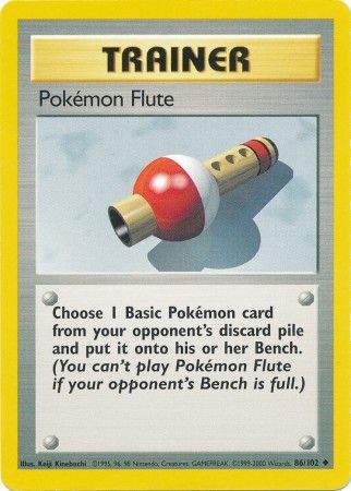 Pokemon Flute (86/102) [Base Set Unlimited] | Tabernacle Games