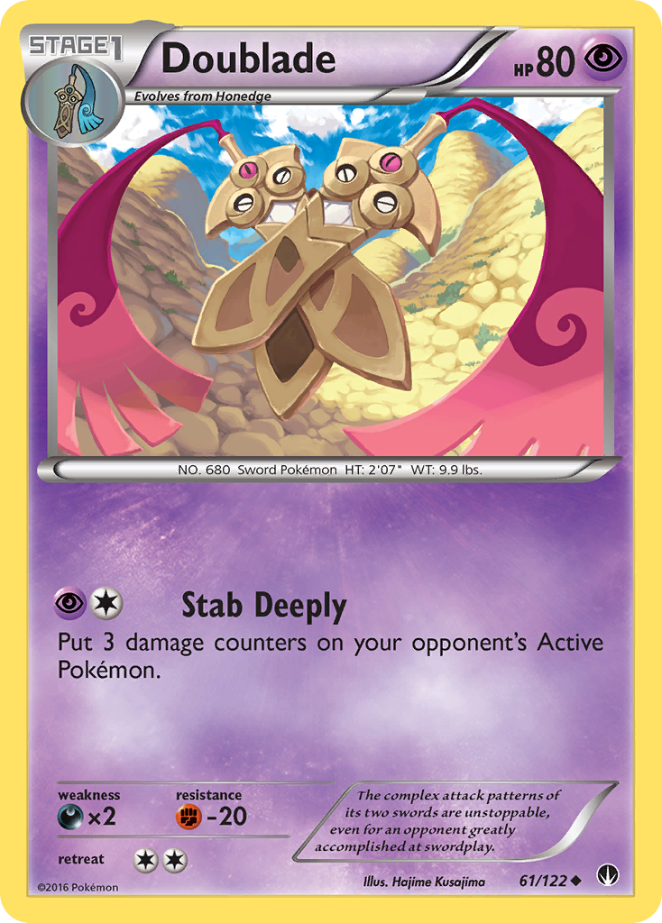 Doublade (61/122) [XY: BREAKpoint] | Tabernacle Games