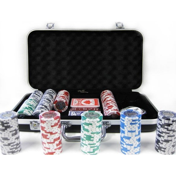 POKER CHIP 300PC 15.5GM IN BLACK CASE | Tabernacle Games