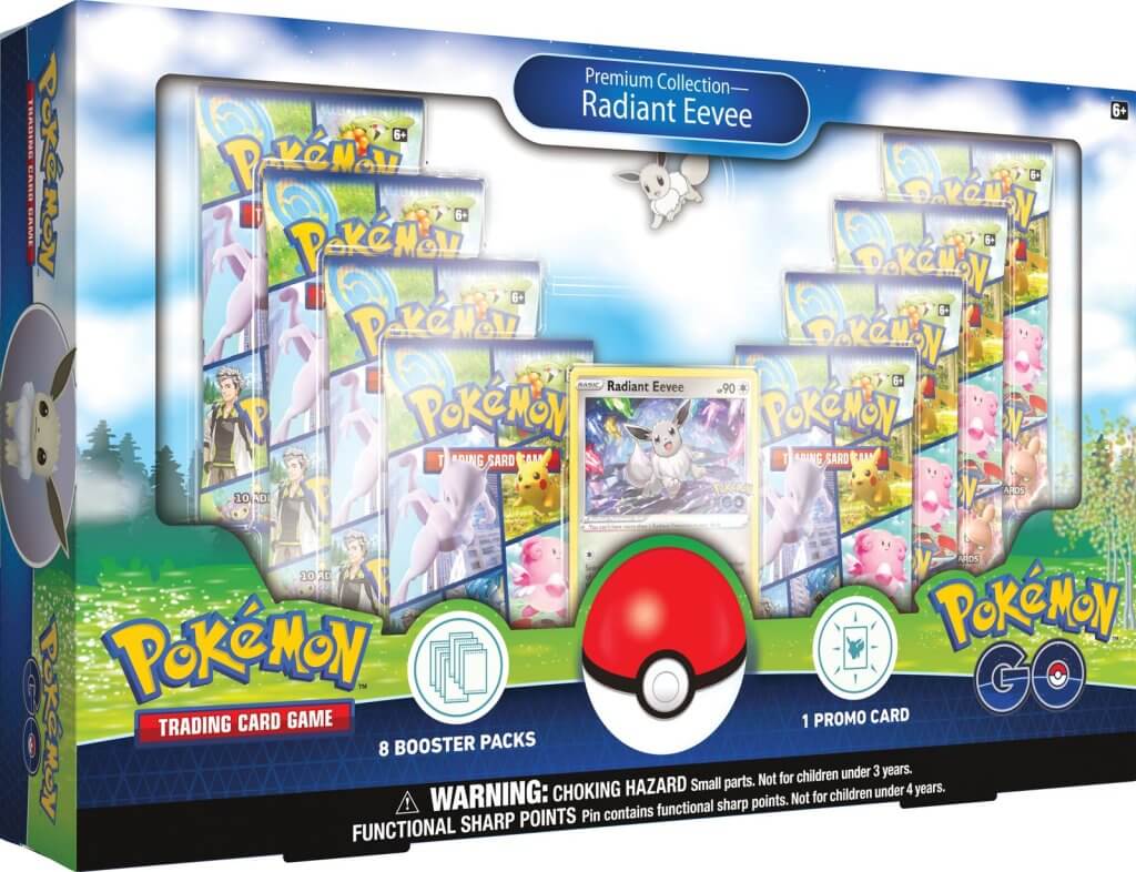 Pokemon TCG: Pokemon GO Premium Collection Radiant Eevee [PREORDER JULY 8th] | Tabernacle Games