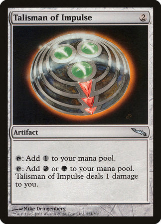 Talisman of Impulse [Mirrodin] | Tabernacle Games