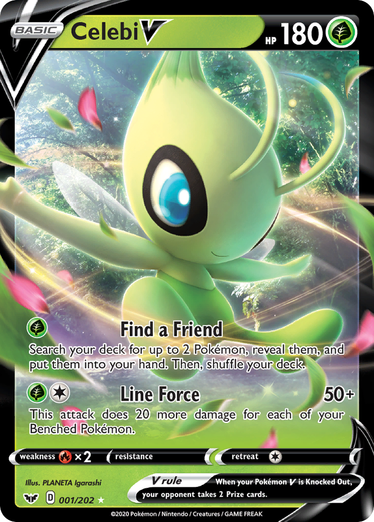 Celebi V (001/202) [Sword & Shield: Base Set] | Tabernacle Games