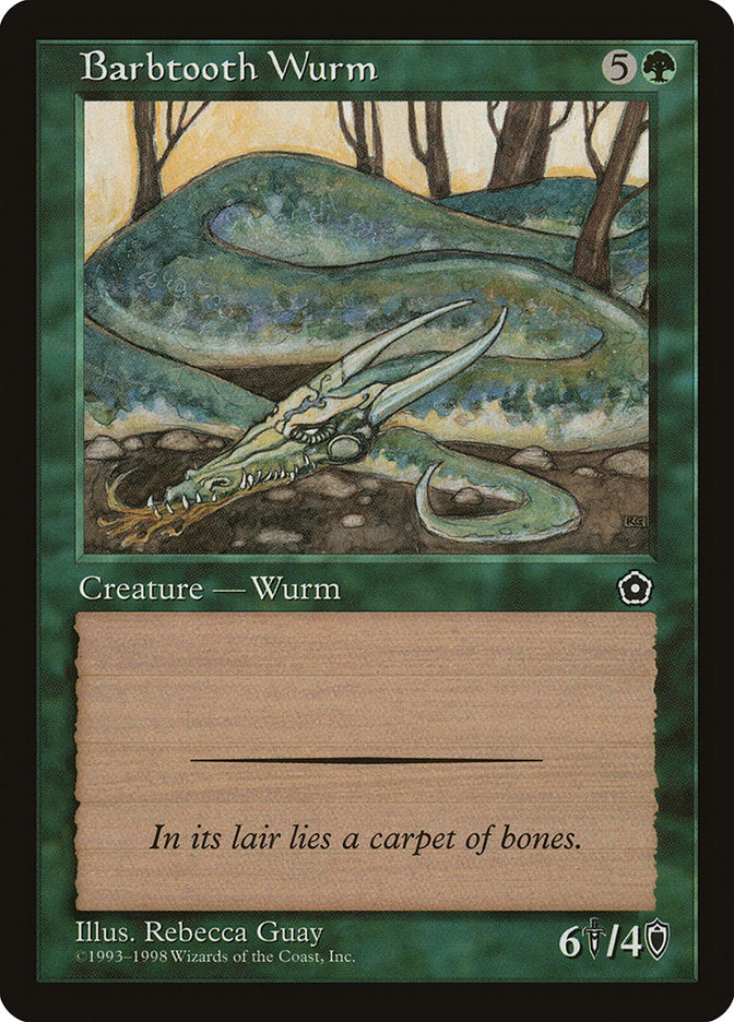 Barbtooth Wurm [Portal Second Age] | Tabernacle Games