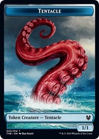 Tentacle // Satyr Double-sided Token [Theros Beyond Death Tokens] | Tabernacle Games