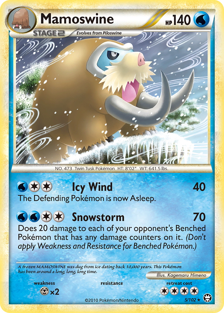 Mamoswine (5/102) [HeartGold & SoulSilver: Triumphant] | Tabernacle Games