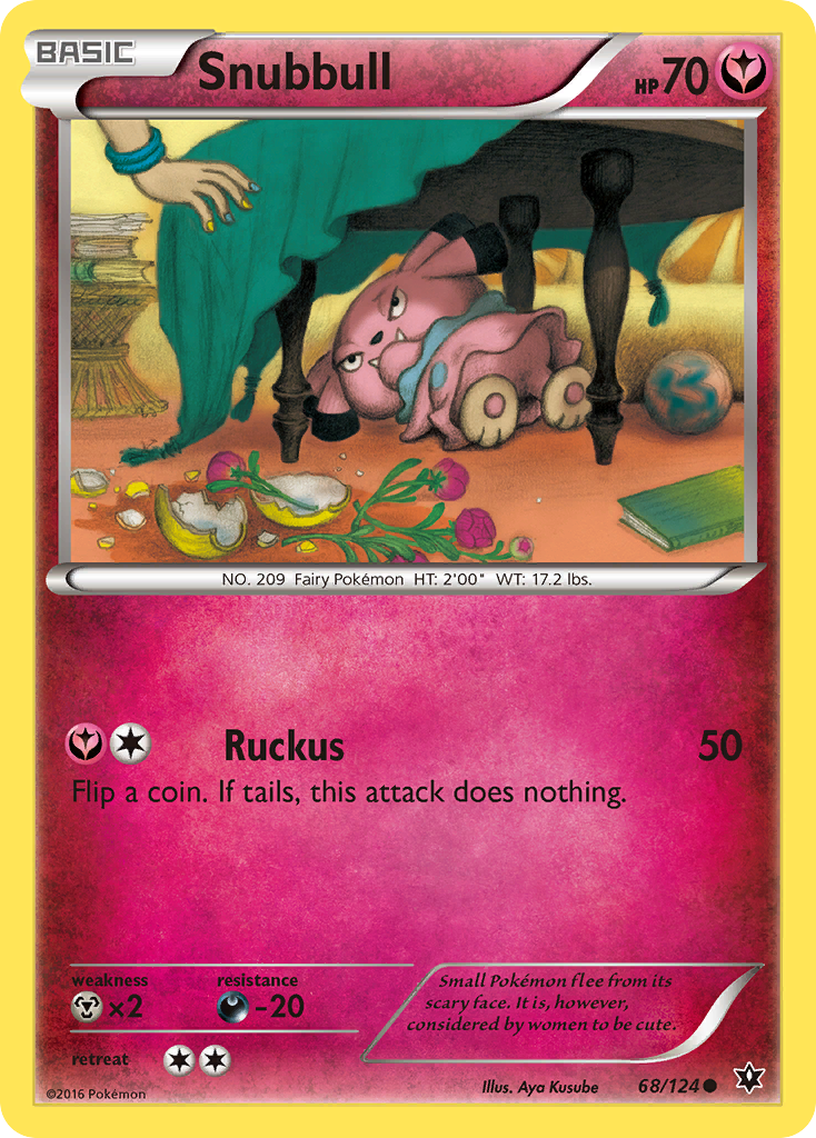 Snubbull (68/124) [XY: Fates Collide] | Tabernacle Games