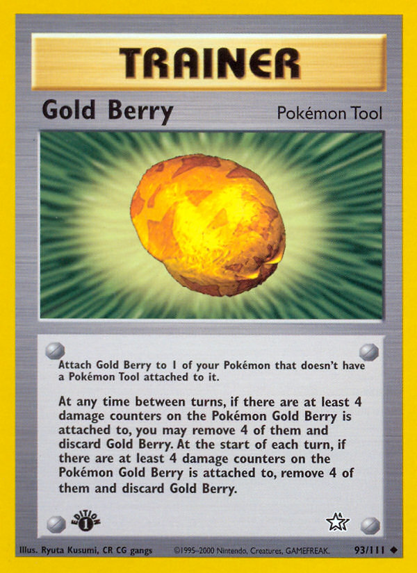 Gold Berry (93/111) [Neo Genesis 1st Edition] | Tabernacle Games