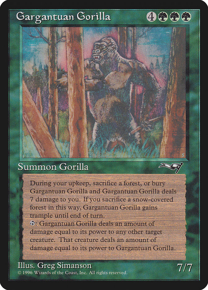 Gargantuan Gorilla [Alliances] | Tabernacle Games