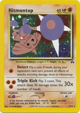 Hitmontop (3/75) [Neo Discovery Unlimited] | Tabernacle Games