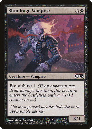 Bloodrage Vampire [Magic 2012] | Tabernacle Games