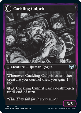 Panicked Bystander // Cackling Culprit [Innistrad: Double Feature] | Tabernacle Games